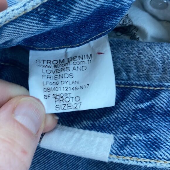 Lovers and Friends Dylan Boyfriend‎ Denim Shorts Size 27 - Picture 6 of 11